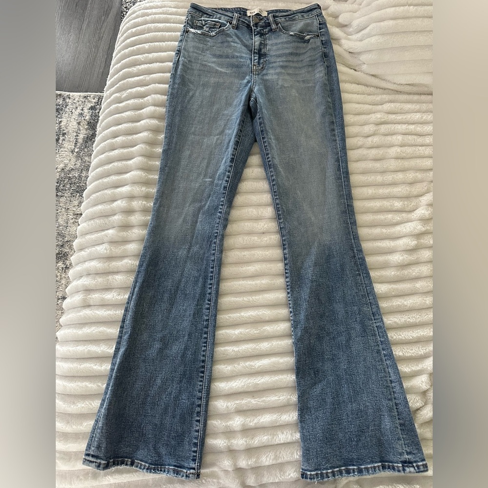 BKE Billie Slim Fit High Rise Bootcut Jeans